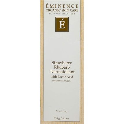 Eminence Strawberry Rhubarb Dermafoliant With Lactic Acid 4.2Oz Exfoliator
