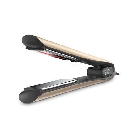 Silk'N Silkystraight Hair Straightener With Infrared And Ion Technology For Various Hair Textures And Conditions Beige