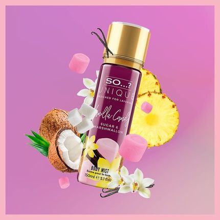So Unique Vanilla Candy Body Mist 150Ml