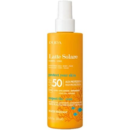 Pupa Sunscreen Milk Body Spf 50 - 200 Ml