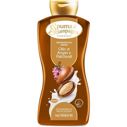Spuma Di Sciampagna Nourishing Shower Cream With Argan Oil And Patchouli 650Ml
