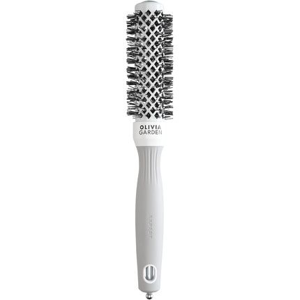 Olivia Garden Expert Blowout Shine Hairbrush White And Grey 25Mm