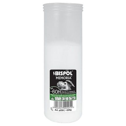Bispol Ognik P220 Candle Insert 60 Hours Burn Time
