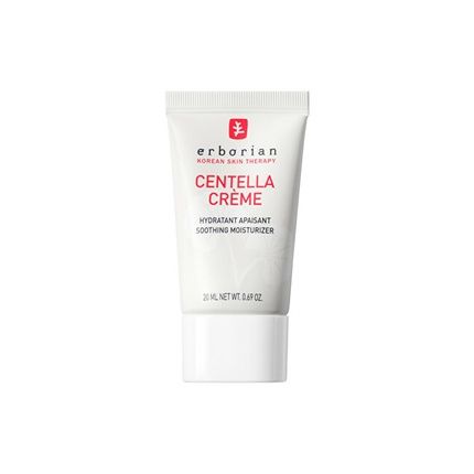 Erborian Centella Cream With Centella Asiatica And Hyaluronic Acid Soothing Moisturizer Korean Skincare Anti-Redness 20Ml