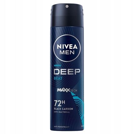 Nivea Men Deep Beat Maxx Tech Antiperspirant Spray 150Ml