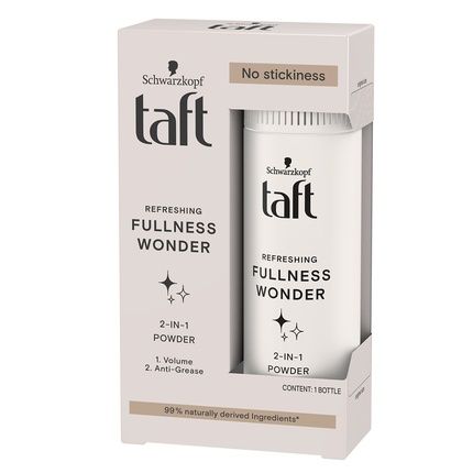 Taft Fullness Wonder 2-In-1 Hair Powder For Volume And Refreshment 10G