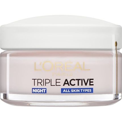 L'Oreal Paris Triple Active Hydrating Night Moisturiser 50Ml - Image 3