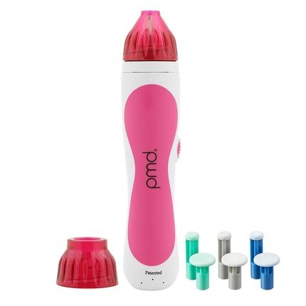 Pmd Personal Microderm Classic Microdermabrasion Kit For Face And Body With Peeling Crystals And Vacuum Suction For Refreshed, Radiant Skin Pink