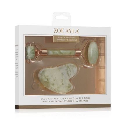 Zoe Ayla Jade Roller And Gua Sha Set 140G