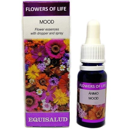 Flowers Of Life Mood Certified Organic Natural Flower Remedy 15Ml Dropper And Spray