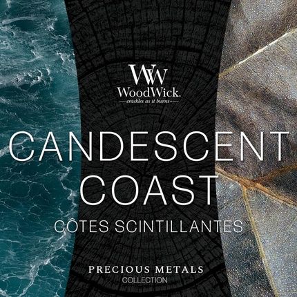 Woodwick Scented Candle With Crackling Wick Candescent Coast Medium - Image 3