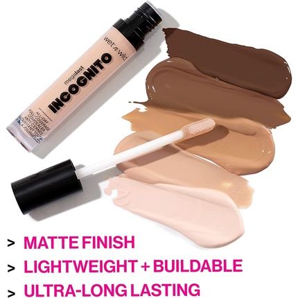 Wet N Wild Megalast Incognito Full-Coverage Concealer With Shea Butter Light Beige - Image 3