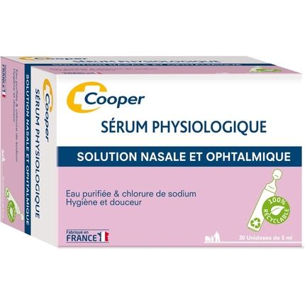 Cooper Physiological Serum 30 Single Doses Of 5Ml