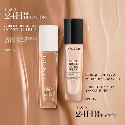 Lancome Teint Idole Ultra Wear Care & Glow Foundation - Up To 24H Healthy Glow - Image 3