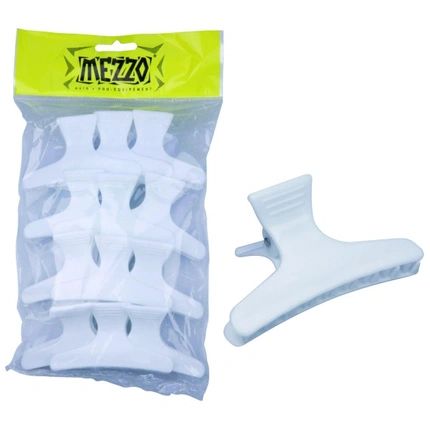 Shophair Super Large White Crocodile Hair Clips 8Cm X12