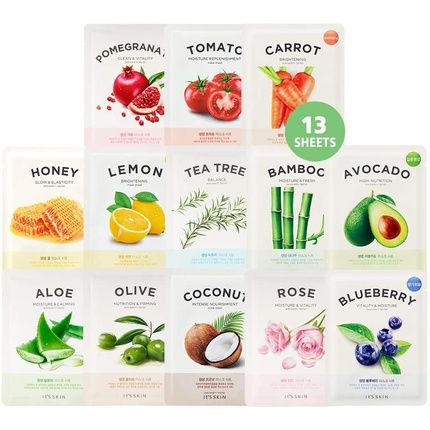It'S Skin The Fresh Mask Sheet 13 Variety Combo Pack - Natural Vital Substances