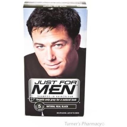 Just For Men Natural Real Black H55 Shampoo 1Ml