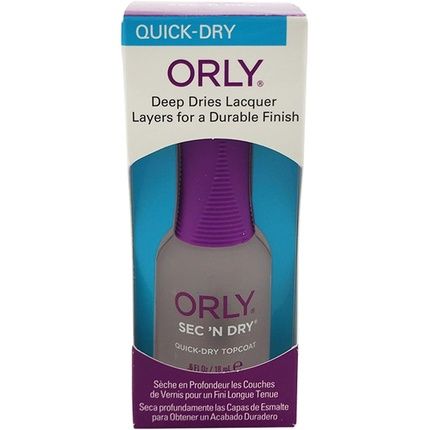 Orly Sec N Dry Topcoat Finish 18Ml