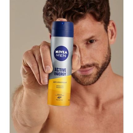 Nivea Active Energy Antiperspirant Spray 150Ml