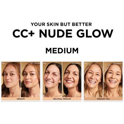 It Cosmetics Your Skin But Better Cc+ And Nude Glow Lightweight Medium Coverage Foundation And Glow Serum Medium 1G - Image 3