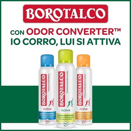 Borotalco Roberts Active Cedar And Lime Deodorant Roll-On 50Ml
