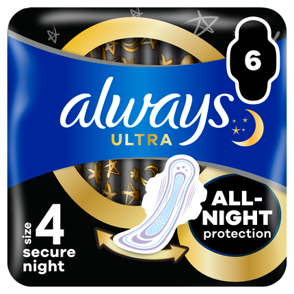 Always Ultra Secure Night 246 - منتج النظافة الأنثوية