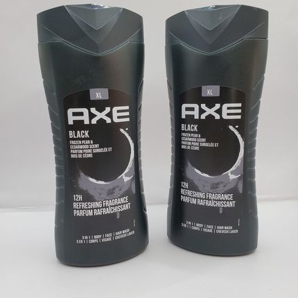2 Axe Xl 13.5 Ounce Black Frozen Pear & Cedarwood 3 In 1 Body Face & Hair Wash - Image 3