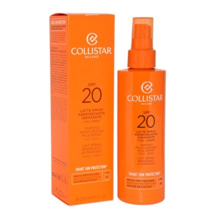 Collistar Moisturizing Bronzing Milk Spray Spf20 Face And Body 200Ml