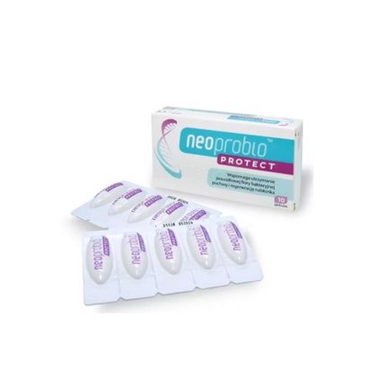 Neoprobio Protect 10 Vaginal Globules For Vaginal Dryness Moisturizing