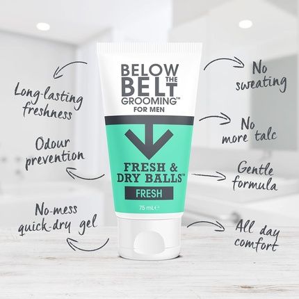 Below The Belt Men'S Groin Deodorant Anti-Chafing Cream Ballers Duo Gift Set - Image 3