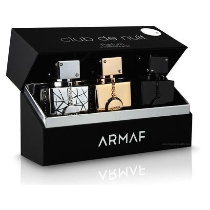 Armaf Club De Nuit Black Eau De Parfum Set 3X30Ml Sillage Milestone Intense Man Club De Nuit Collector'S Pride
