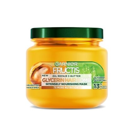 Garnier Fructis Oil Repair 3 Butter Glycerin Hair Bomb Nourishing Hair Mask 320Ml