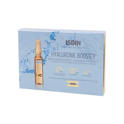 Isdin Isdinceutics Hyaluronic Booster 10 Ampoules Of 2 Ml Each