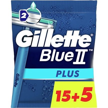 Gillette Blue Ii Plus Disposable Blades For Men