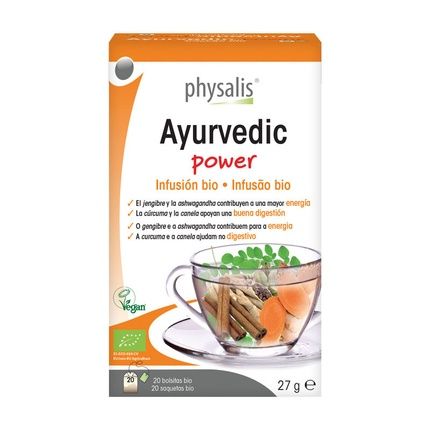 Physalis Ayurvedic Power Infusion Organic 20 Filters
