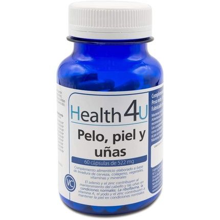 H4U Hair, Skin And Nails 60 Capsules 522Mg