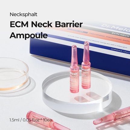 Necksphalt Neck Ecm Barrier Ampoule For Anti-Aging Neck Skin Tightening