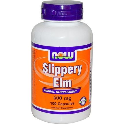 Now Foods Smooth Elm 400Mg 100 Capsules