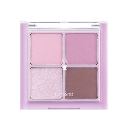 Rom&Nd Better Than Eyes Milk Series 4 Colors Mini Palette W01 Dry Lavender