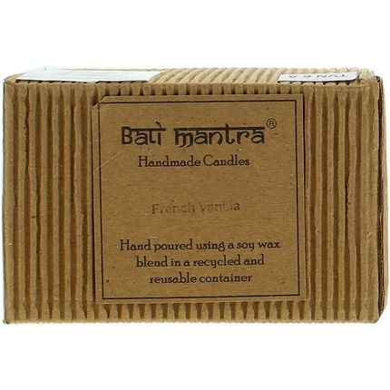 Bali Mantra Victorian Tin Round French Vanilla Candle 280G
