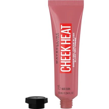 Maybelline Cheek Heat Gelcream Blush 15 Nude Burn 10 Ml - Image 3