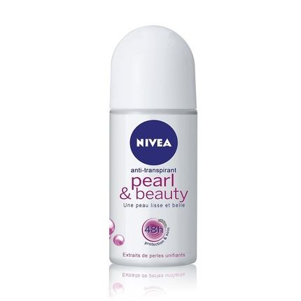 Nivea Pearl & Beauty Deodorant Antiperspirant 48H Rollon 50 Ml