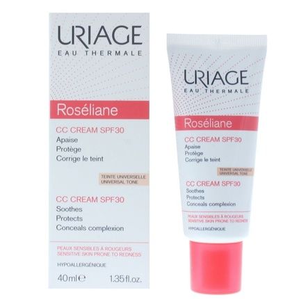 Uriage Roseliane Cc Cream Spf 30 Medium Tint 40Ml For Sensitive Skin