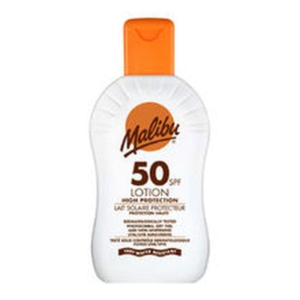 Malibu Sun Spf 50 Lotion High Protection Sun Cream With Vitamin E And Aloe Vera 200Ml