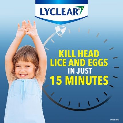 Lyclear Original Lotion Head Lice Treatment With Comb 100Ml - Effective In Just 15 Minutes