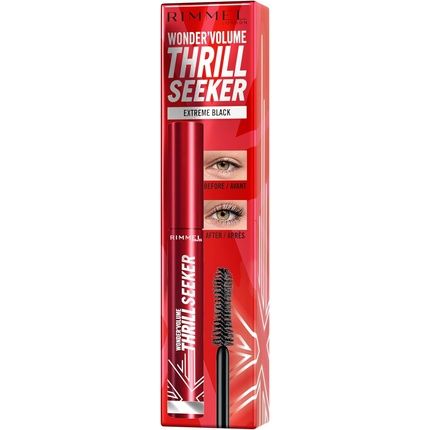 Rimmel London Thrillseeker Black Mascara - Bold Volume And Lengthening