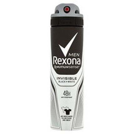 Rexona Men Deodorant Spray 48H Invisible Black & White Antiperspirant