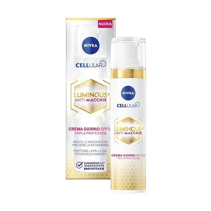 Nivea Cellular Luminous 630 Anti Dark Spots Face Day Cream Spf50 40Ml