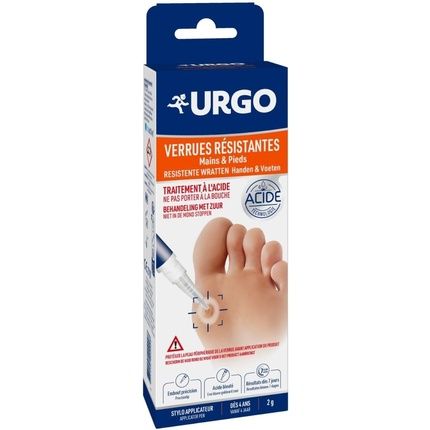 Urgo Resistant Warts For Hands & Feet Tca Active Gel