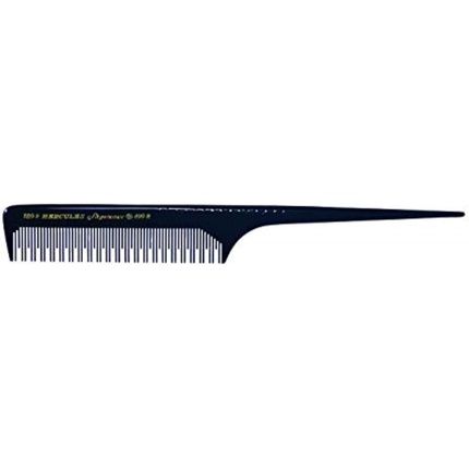 Hercules Sagemann 189R-499R Toupee Comb 8 Inch With Touping Teeth For Quick Styling Handle Comb For Curlers Perm And Hair Styling